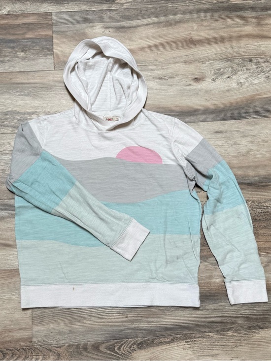 Faherty Tops - Faherty Sunwashed Slub Hoodie Sunrise Landscape Organic Cotton Women’s Medium